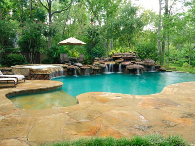 Flagstone Pool Coping | Swimming Pool Coping Pavers | Concrete Pool ...