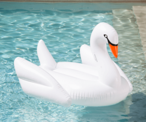 giant swan pool float