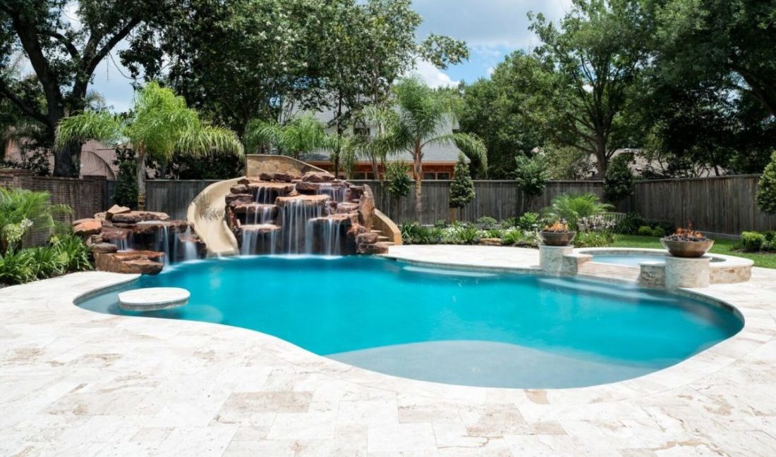 Custom Built Pool in Pearland, TX
