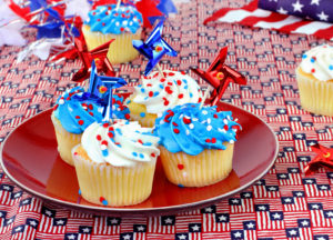 Memorial Day cupcakes