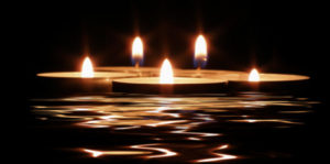 Floating Candles To Decorate Pool For Holidays