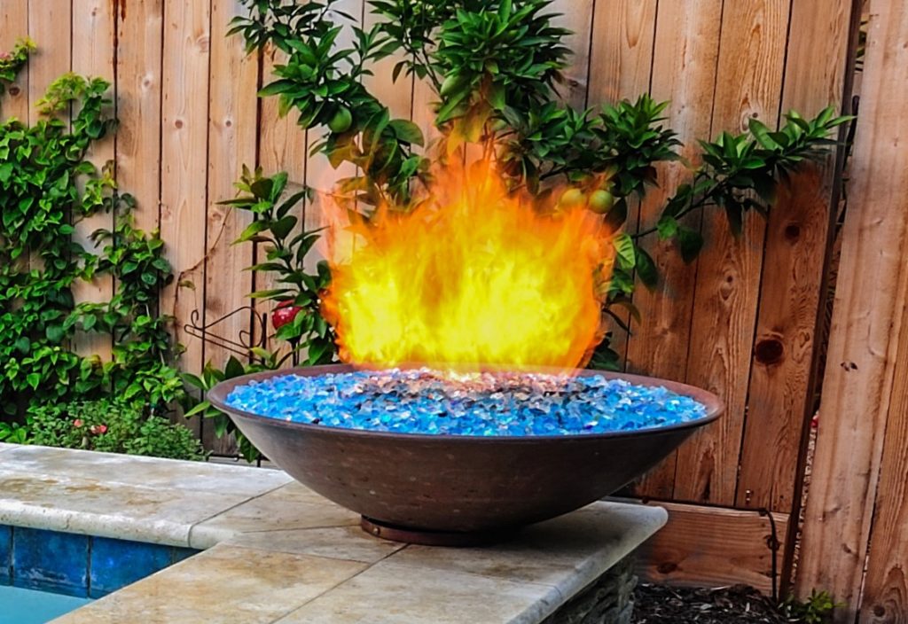 Glass Fire Media for Fire Bowl